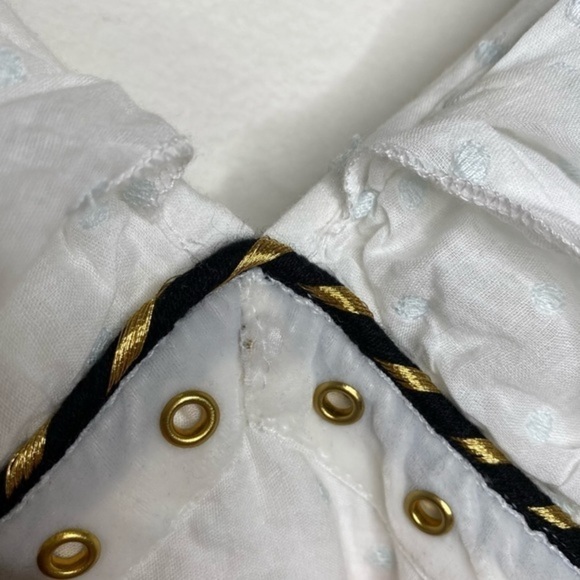 Place Nationale La Vernette Strappy White Bridal Sun Mini Dress NWT - Picture 15 of 16